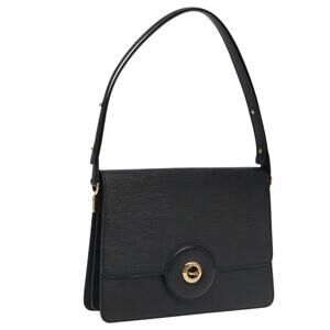 LOUIS VUITTON Epi Free Run Shoulder Bag Black M52402